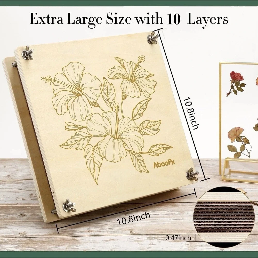 New Aboofx Flower Press Kit, Craft Kits 11
